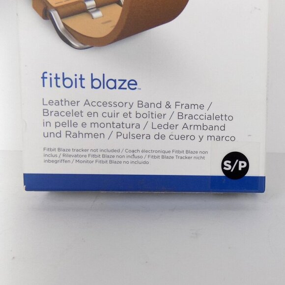 Fitbit Blaze Band & Frame Leather Accessory Size Small - Picture 3 of 8